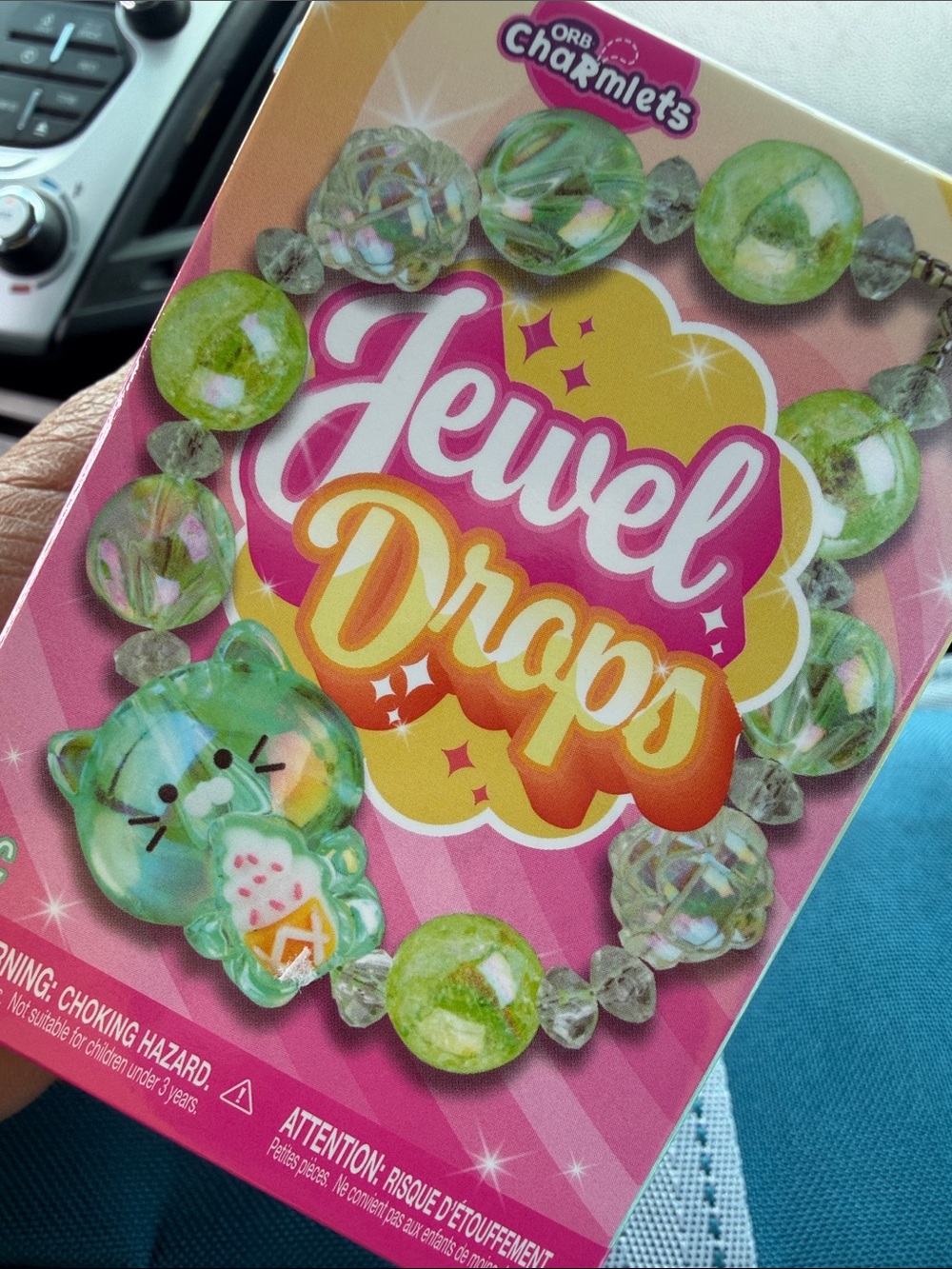 Orb Charmlets Jewel Drops Kids Toy Necklace - Green